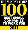 SundayTimesBestSmallCompaniesToWorkFor2011