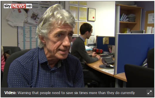 SkyNewsTom Sky News Interviews BE Offices on Pensions
