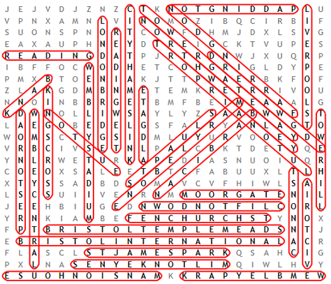 Coffee Break Answers Page - Wordsearch