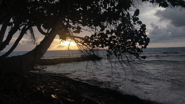 This was the sunset our volunteers woke up to this morning