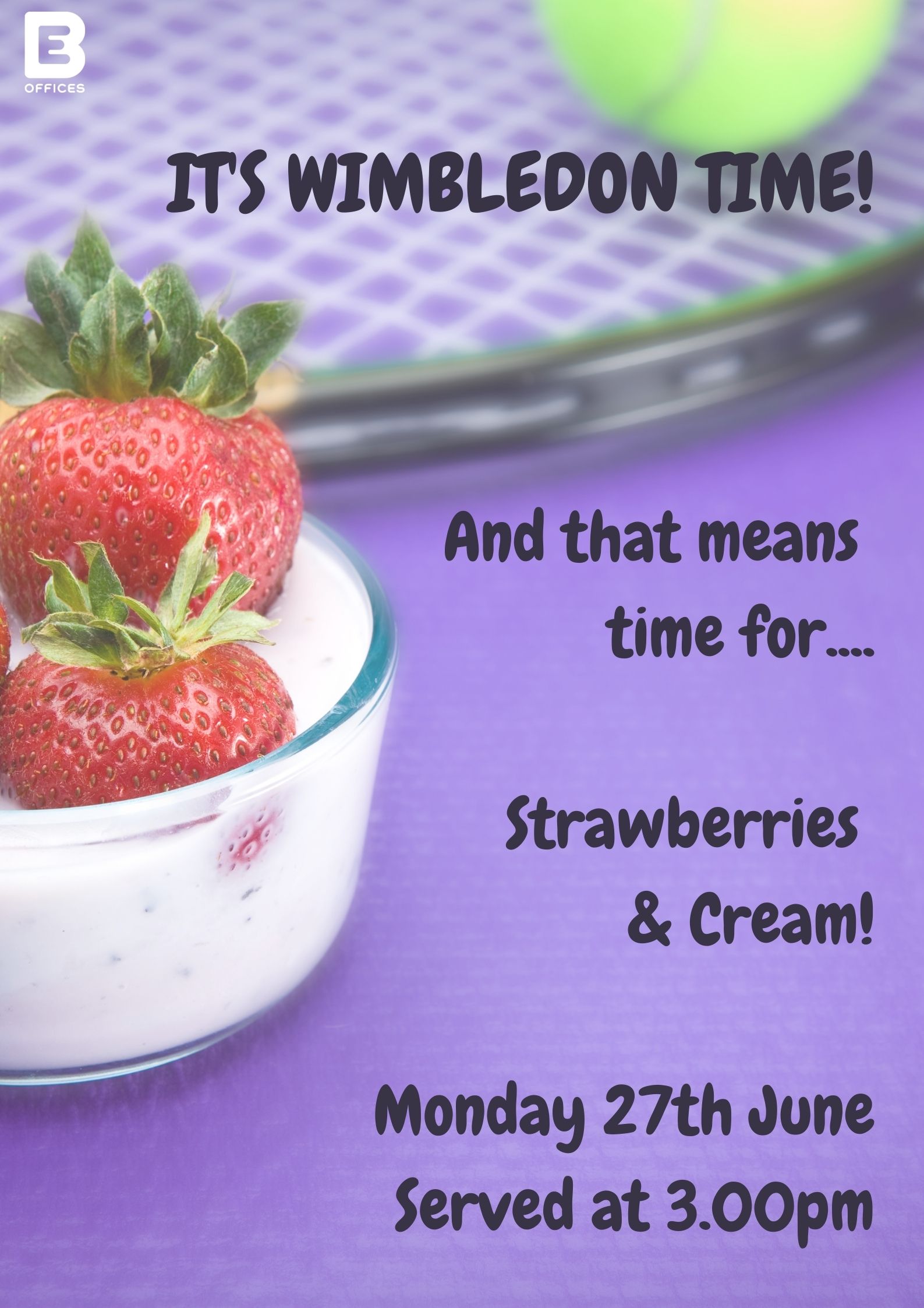 BE Strawberries & Cream!